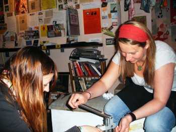 Button Workshop im Cafe COOP